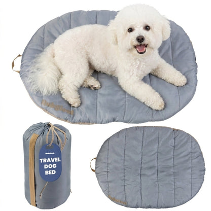 Travel Dog Bed - Foldable & Packable for Travel, Road Trip, Camping