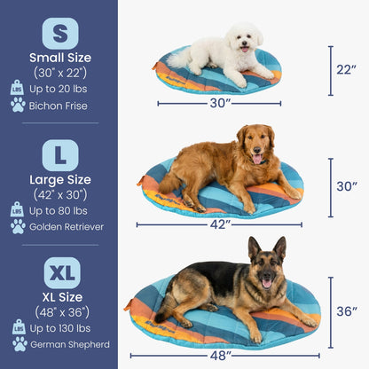 Travel Dog Bed - Foldable & Packable for Travel, Road Trip, Camping